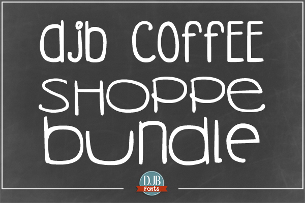 DJB Coffee Shoppe Fonts Bundle @ darcybaldwin.com. Free for personal use.