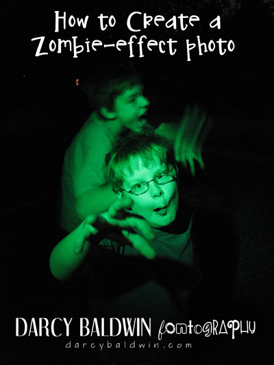 How to Create a Zombie Effect Photo Tutorial | Darcy Baldwin {fontography} | darcybaldwin.com #zombie #halloween