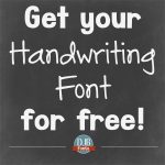 Get your own handwriting font for free!