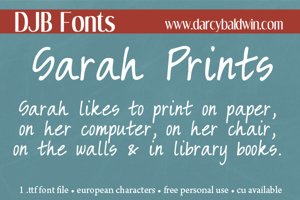 What a great journaling font! Get it free @ DJB Fonts!
