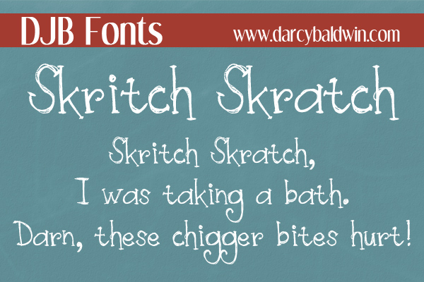 Skirtch Skratch Font with European Characters. Get skratchy today!