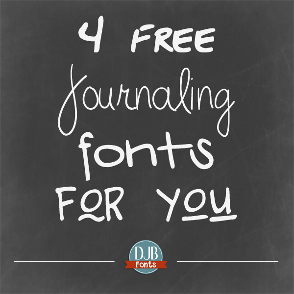 4 Free Journaling Fonts