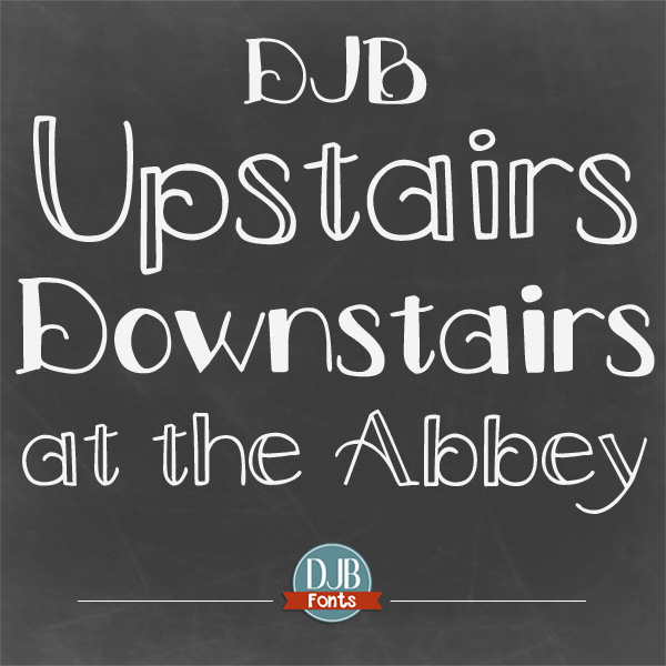 DJB At the Abbey Fonts