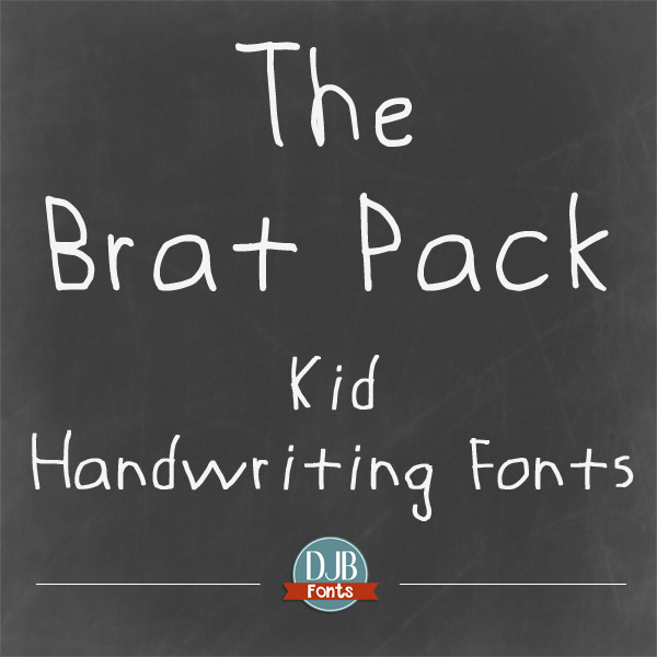 Brat Pack – Kid Fonts
