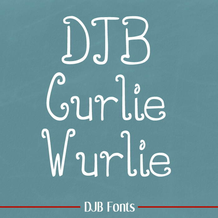 DJB Curlie Wurlie Font