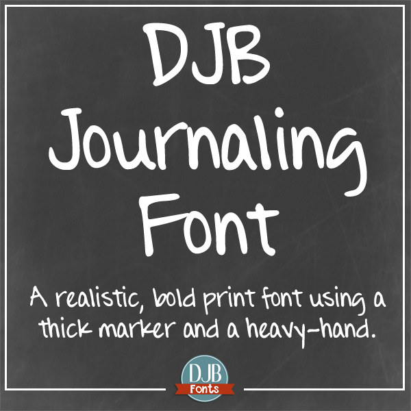 DJB Journaling Font