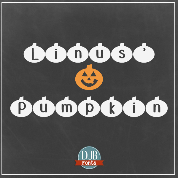 DJB Linus’ Pumpkin Font