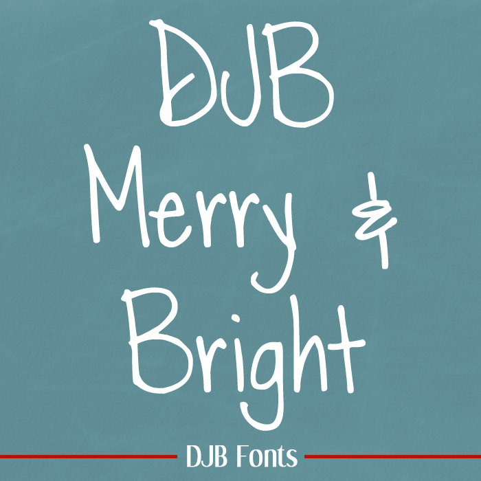 DJB Merry Font + more