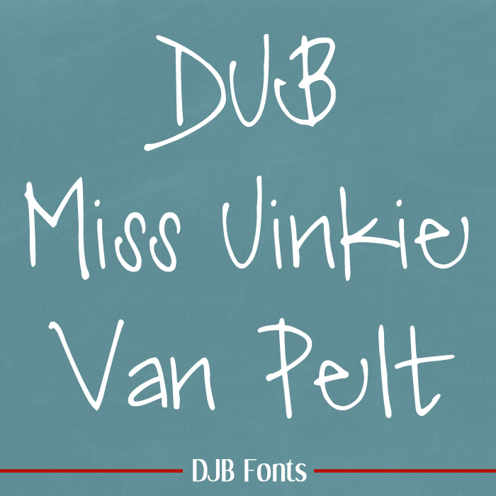 DJB Miss Jinkie Van Pelt