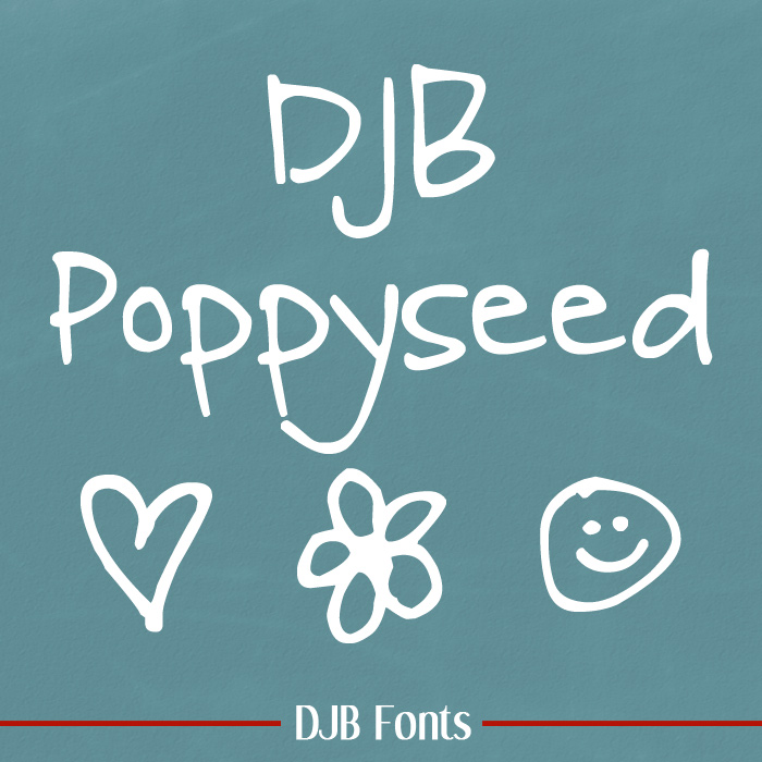 DJB Poppyseed Font