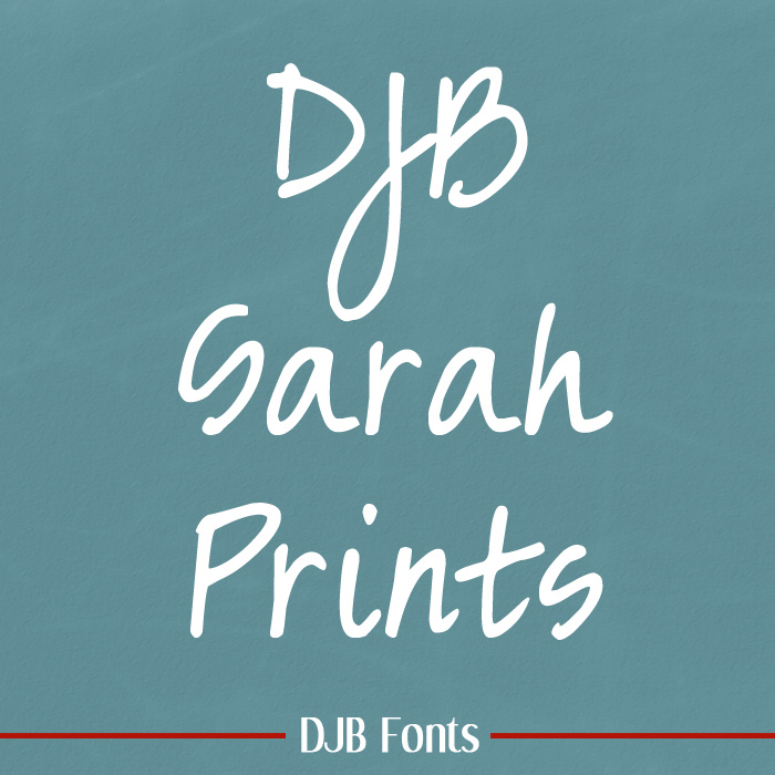 DJB Sarah Prints Font