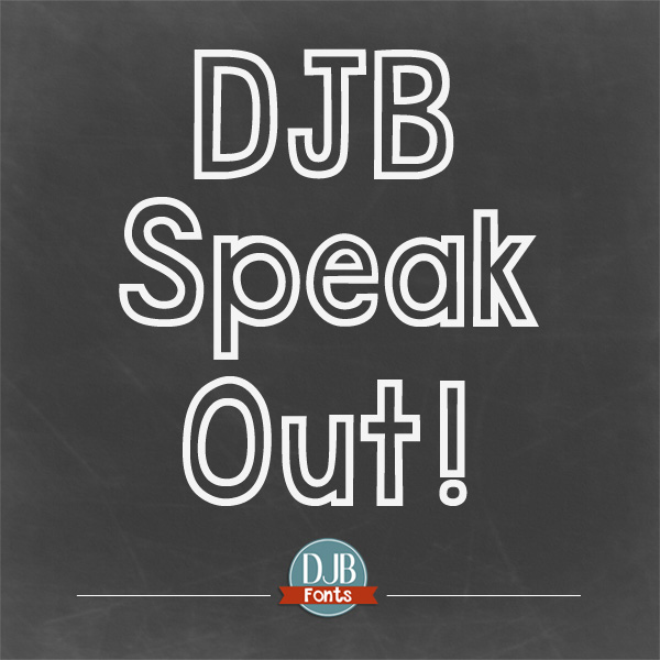 DJB Speak Out Font