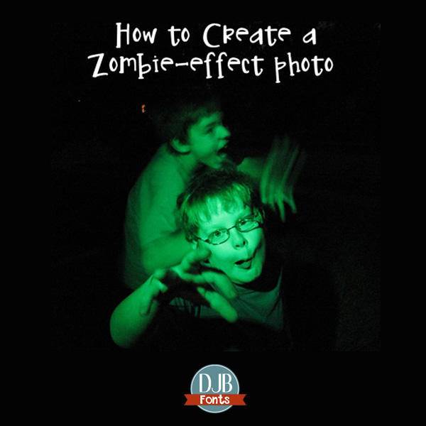 Photography Tutorial: How to create a zombie-effect photo at DarcyBaldwin.com
